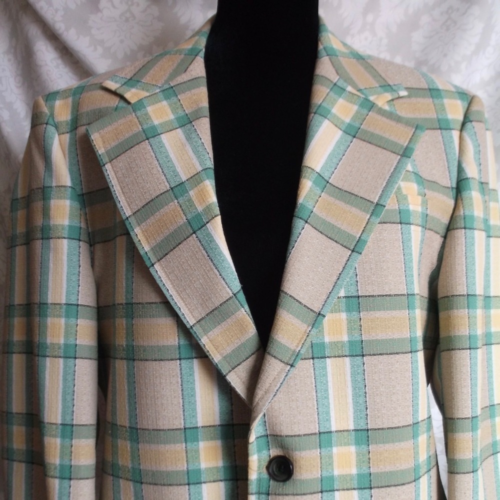 Vintage Men’s “Sears” Plaid Sport Coat Like NEW
